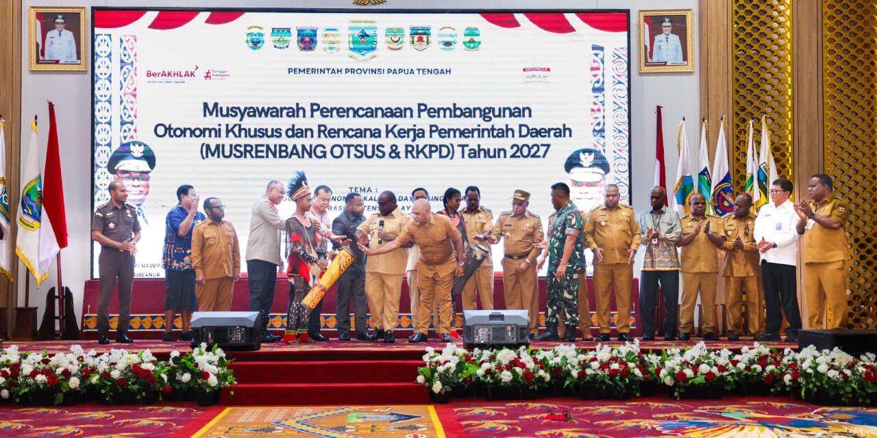 Buka Musrenbang 2027, Gubernur Meki Nawipa: “Papua Tengah Harus Dibangun dari Kekuatan Daerah Sendiri”