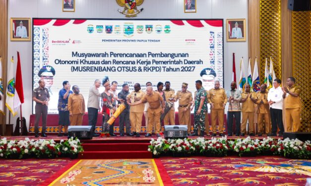 Buka Musrenbang 2027, Gubernur Meki Nawipa: “Papua Tengah Harus Dibangun dari Kekuatan Daerah Sendiri”