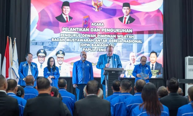 Wagub Papua Tengah Minta DPW Bamagnas Jaga Kehamornisan dan Perkuat Nilai Kasih