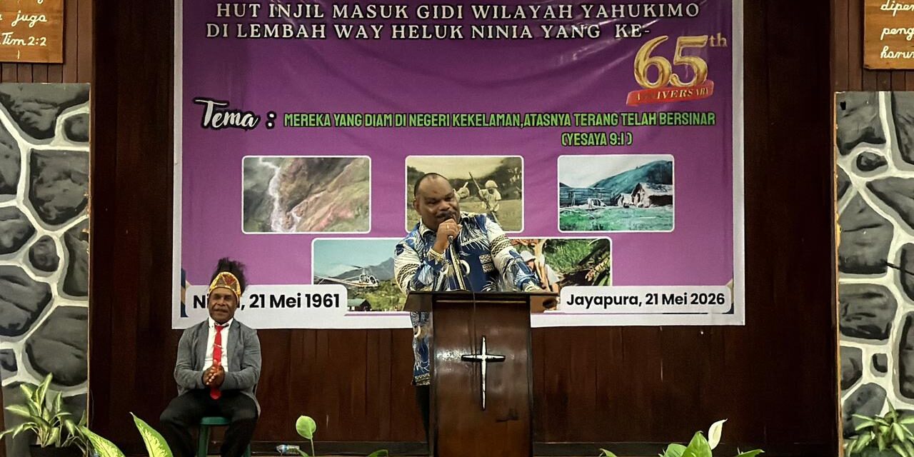 Pesan Damai Bupati Didimus Yahuli Menggema di HUT ke-65 Injil Masuk Ninia: “Kita Semua Anak Injil, Wajib Berdamai”