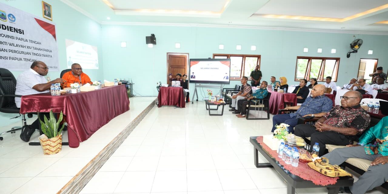 Gubernur Meki Nawipa Harap Riset dan Kajian Ilmiah Kampus di Papua Tengah Jadi Dasar Kebijakan Pemerintah