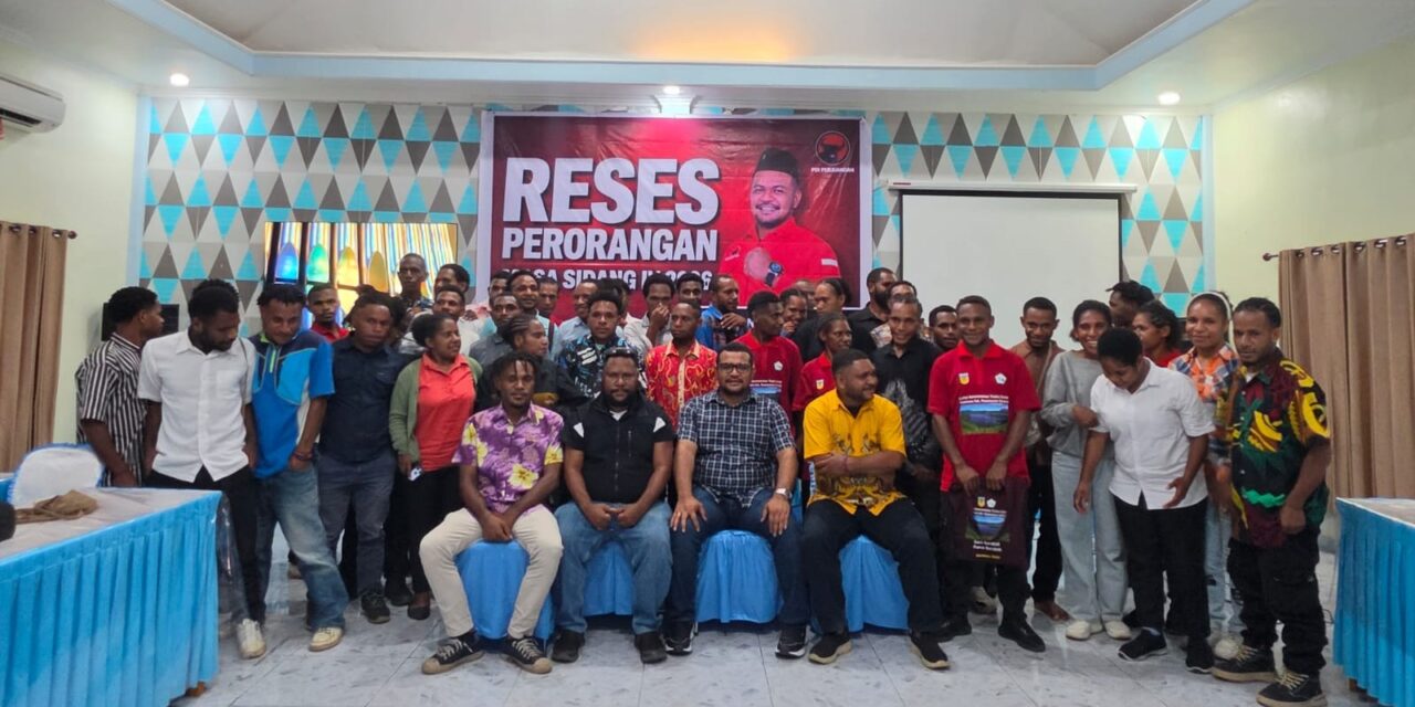 Reses Bersama Mahasiswa Pegubin di Jayapura, Ini Pesan Penting Anggota DPR RI Arif Uopdana Terkait Dampak Geopolitik dan Geoekonomi Bagi Papua Pegunungan
