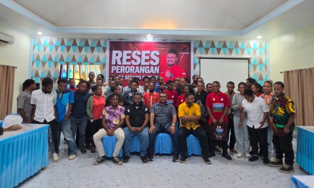 Reses Bersama Mahasiswa Pegubin di Jayapura, Ini Pesan Penting Anggota DPR RI Arif Uopdana Terkait Dampak Geopolitik dan Geoekonomi Bagi Papua Pegunungan