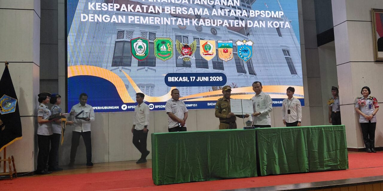 Resmi MoU Dengan Kemenhub, Bupati Spei Dorong Anak Pegubin Masuk Sekolah Kedinasan Bidang Transportasi