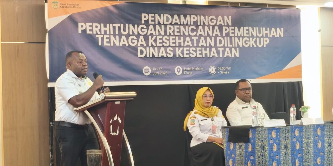 Dinkes Papua Tengah Susun Peta Kekuatan Nakes Agar Penempatan Tepat Sasaran