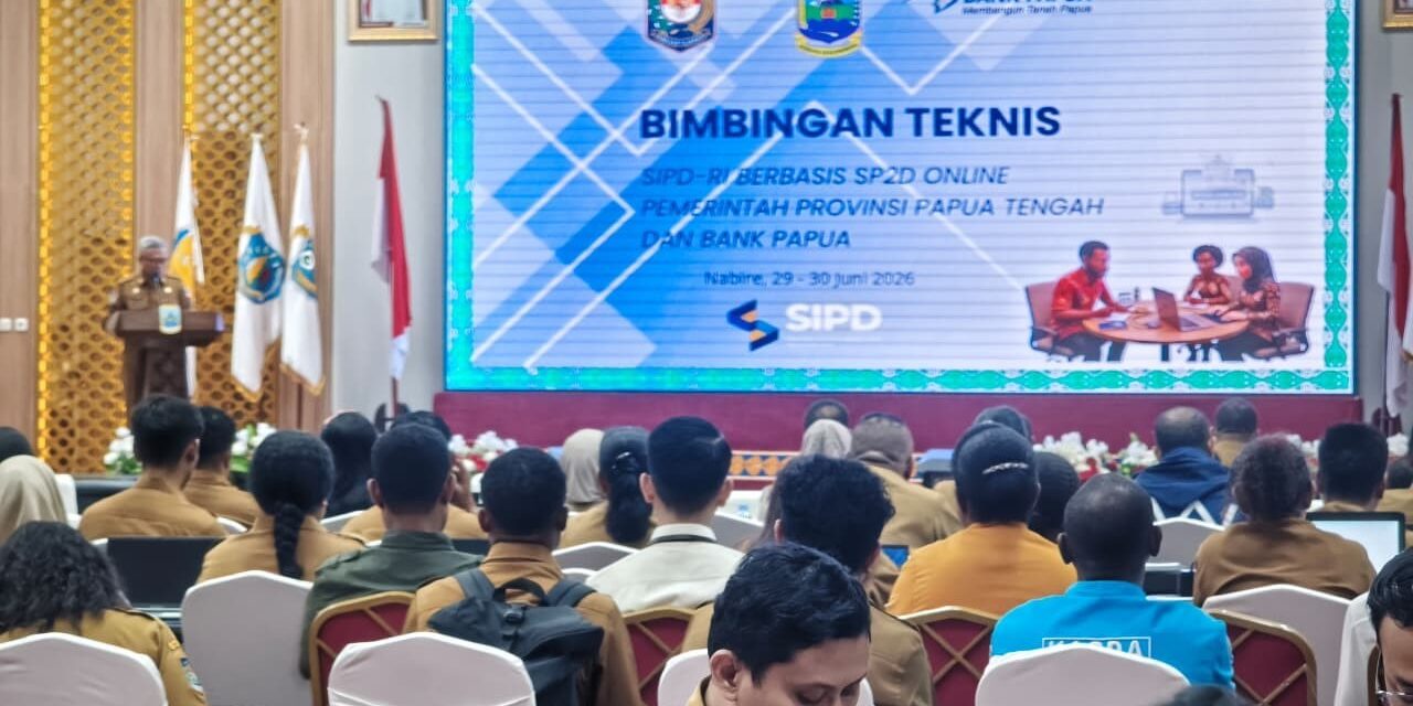 Pemprov Papua Tengah Terapkan SIPD-RI Berbasis SP2D Online