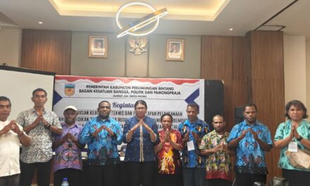 Badan Kesbangpol Pegunungan Bintang Gelar Sosialisasi Pendidikan Politik Bagi Pelajar, Mahasiswa, dan Pengurus Partai Politik  di Jayapura