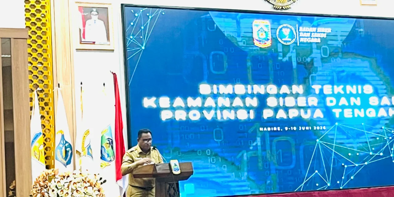 Pemprov Papua Tengah Perkuat Sistem Keamanan Data Berbasis Digital dari Serangan Siber