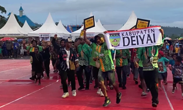 Deiyai Raih Juara Umum Festival Kreasi Budaya Pelajar Papua Tengah Tahun 2026