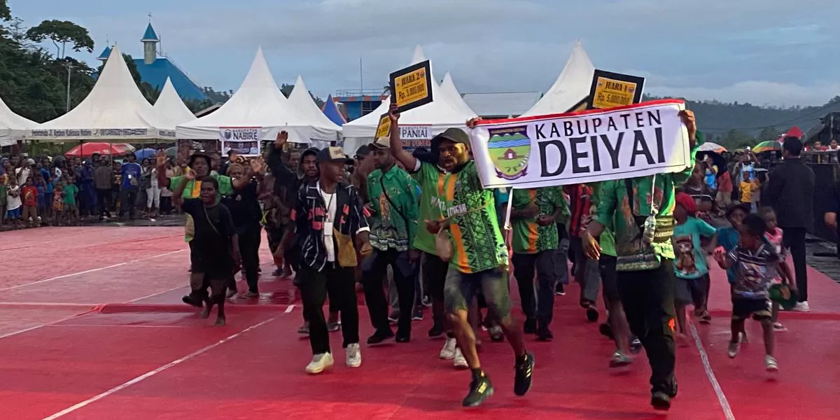 Deiyai Raih Juara Umum Festival Kreasi Budaya Pelajar Papua Tengah Tahun 2026