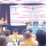 Forum SKPD Bidang Hukum Pemprov Papua Tengah Rakor Pembentukan Produk Hukum Daerah