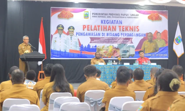 Pemprov Papua Tengah Perkuat Perlindungan Konsumen dengan Pengawasan Perdagangan, Tekan Disparitas Harga