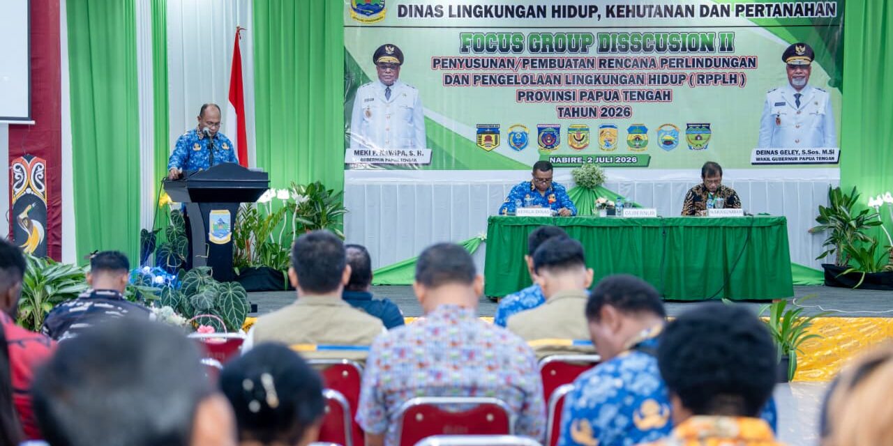 Pemprov Papua Tengah Rampungkan Dokumen RPPLH Tanpa Mengabaikan Hak Masyarakat Adat