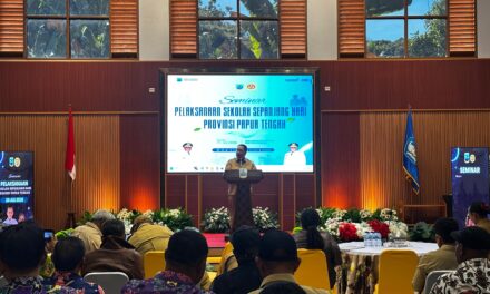 Gubernur Meki Nawipa Wajibkan 30 Persen Dana Otsus Pendidikan untuk Program SSH