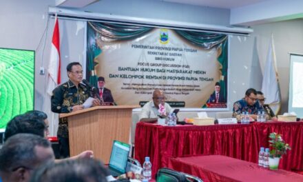 Pemprov Papua Tengah Komitmen Prioritas Pendampingan Hukum bagi Masyarakat Miskin dan Keompok Rentan