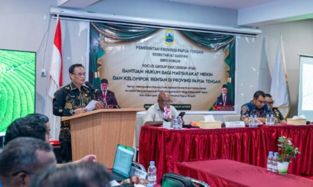Pemprov Papua Tengah Komitmen Prioritas Pendampingan Hukum bagi Masyarakat Miskin dan Keompok Rentan