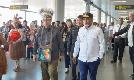 Sambut Kedatangan Wamen Bappenas, Wagub Papua Tengah: “Komitmen Pempus Mendorong Percepatan Pembangunan Daerah”