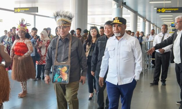 Sambut Kedatangan Wamen Bappenas, Wagub Papua Tengah: “Komitmen Pempus Mendorong Percepatan Pembangunan Daerah”