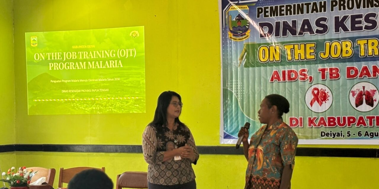 Prioritas Deiyai Eliminasi Malaria, Dinkes Papua Tengah Perkuat Kapasitas Nakes