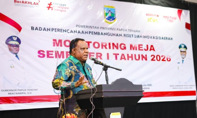 Bapperida Papua Tengah Minta OPD Percepat Penyerapan Anggaran dan Selesaikan Fisik Kegiatan