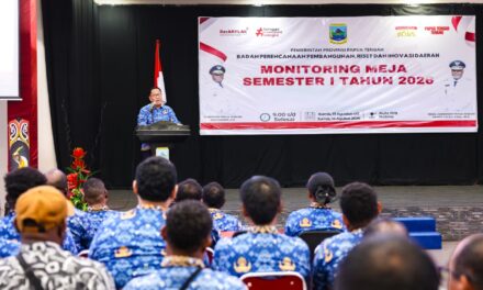 Serapan Anggaran Sejumlah OPD Masih di Bawah 50 Persen, Pemprov Papua Tengah Monitoring Meja