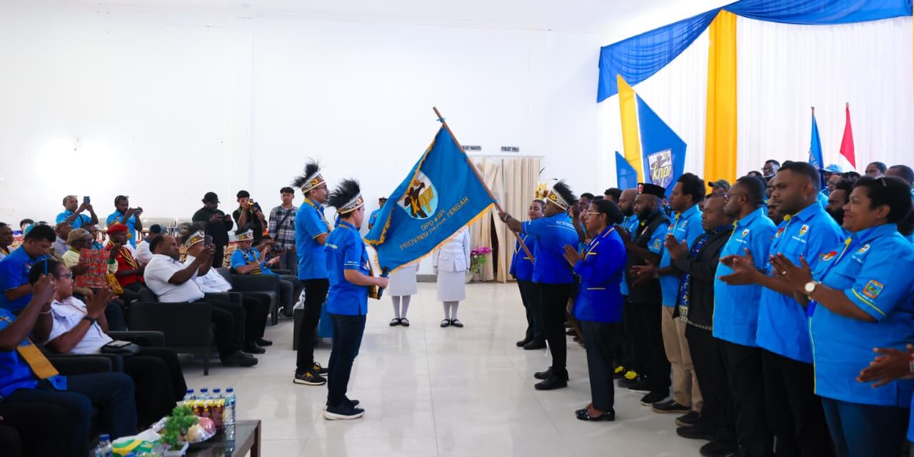 DPD I KNPI Papua Tengah Dilantik di Paniai, Pertegas Gerakan Pemuda Tidak Hanya Terpusat di Provinsi