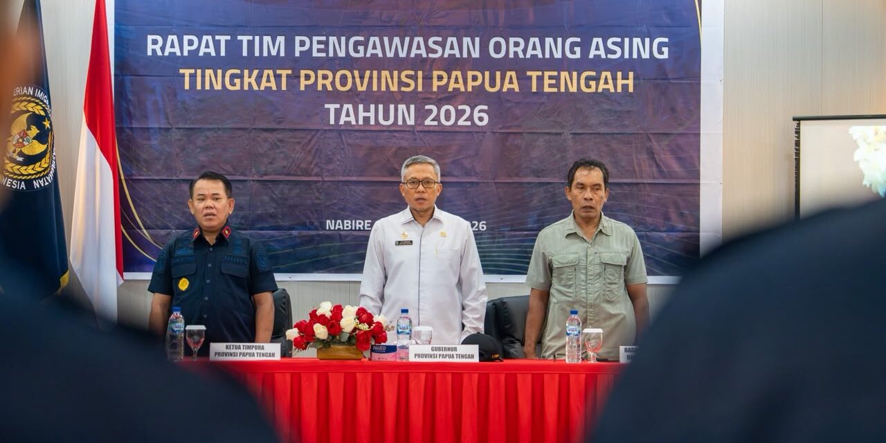 Gubernur Papua Tengah Minta Tim PORA Respons Cepat Aktivitas Orang Asing