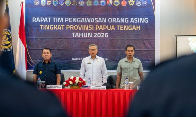 Gubernur Papua Tengah Minta Tim PORA Respons Cepat Aktivitas Orang Asing