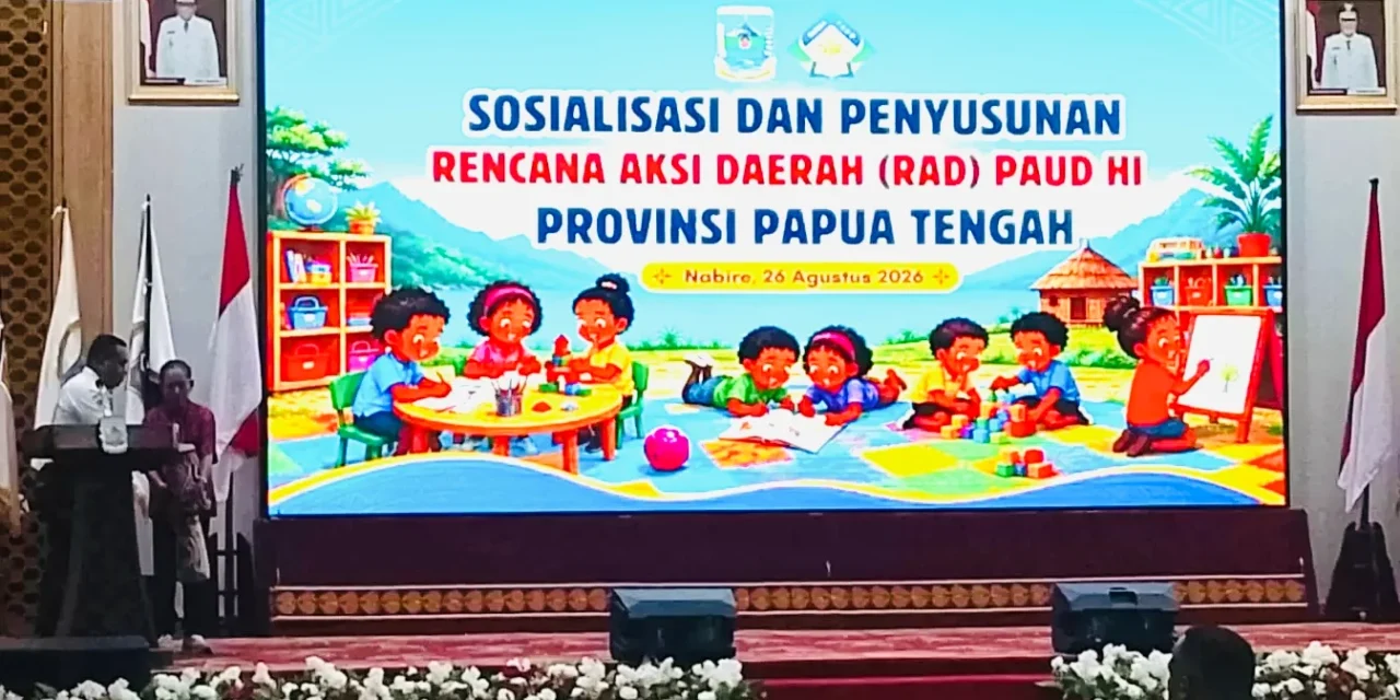 Gubernur Papua Tengah Minta Pemda 8 Kabupaten Prioritaskan RAD PAUD HI Masuk APBD