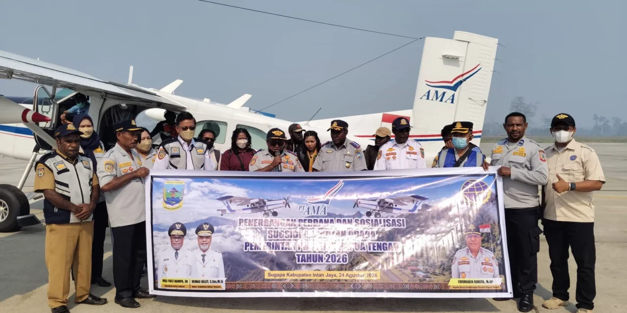 PT AMA Resmi Beroperasi di Wilayah Pedalaman Atas Dukungan Subsidi Pemprov Papua Tengah
