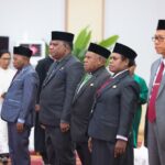 Lima Pejabat Pimpinan Tinggi Pratama Dilantik, Denci Meri Nawipa Defenitif Pimpin BKPSDM Papua Tengah