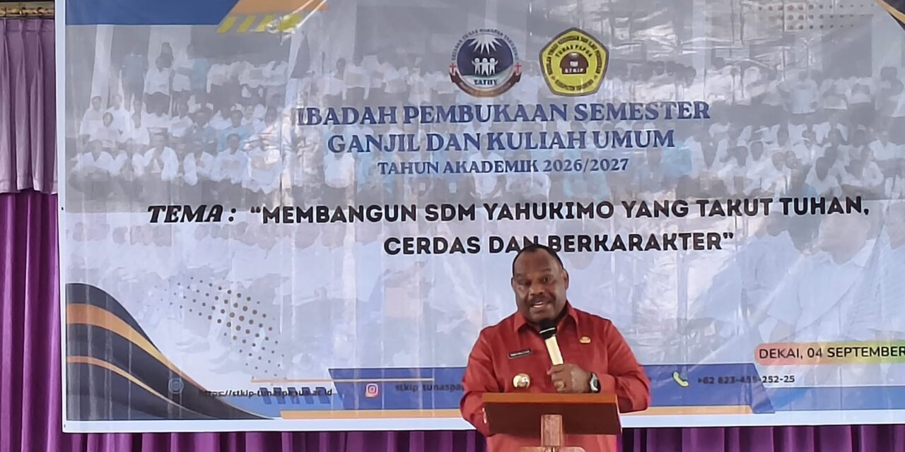 STKIP Tunas Papua Mulai Perkuliahan Semester Ganjil TA 2026/2027 dengan Ibadah dan Kuliah Umum