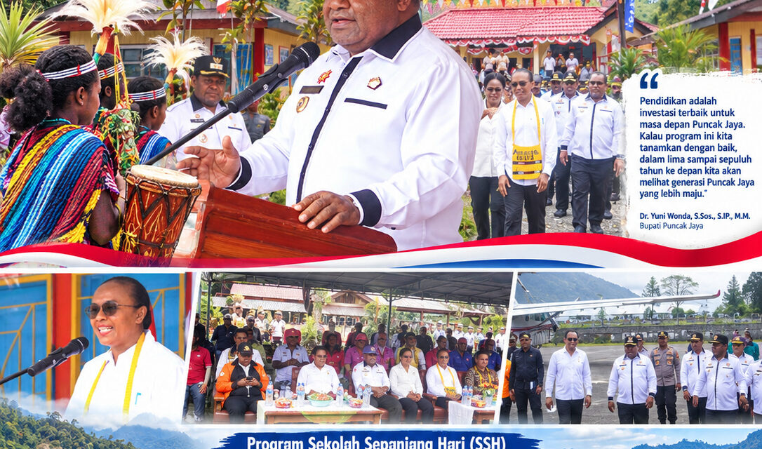 Pemprov Papua Tengah-Pemkab Puncak Jaya Luncurkan Sekolah Sepanjang Hari di SD Negeri Mulia