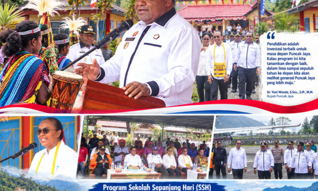 Pemprov Papua Tengah-Pemkab Puncak Jaya Luncurkan Sekolah Sepanjang Hari di SD Negeri Mulia