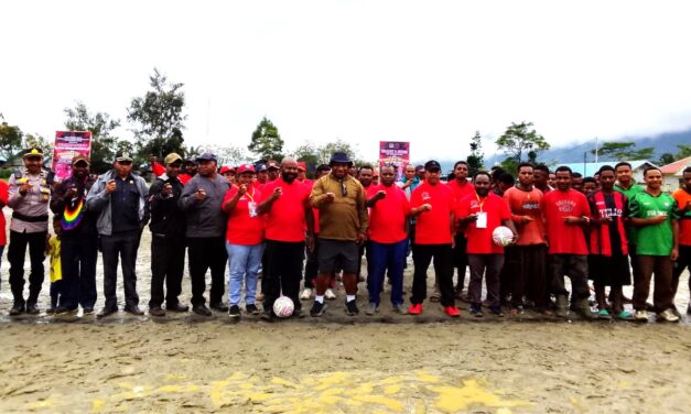 Buka Turnamen Futsal Banteng Cup I, Spei Bidana Harapkan Bisa Jadi Wadah Mencari Bibit Atlet