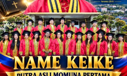 ‎Dari Bangku SMP hingga ke Filipina, Name Keike Sampaikan Terima Kasih kepada Mama dan Bupati Yahukimo  ‎